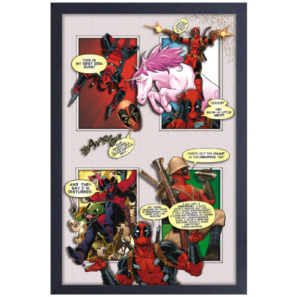 Pyramid America Deadpool - Break the 4th Wall 11" x 17" Faux Matte Print