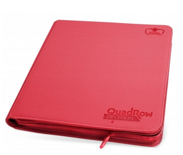 Ultimate Guard Quadrow Zipfolio (Xenoskin Red) 24Pkt 480 Cards