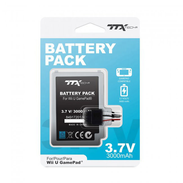 Wii U - Rechargeable Gamepad Battery Pack (3000 Mah)