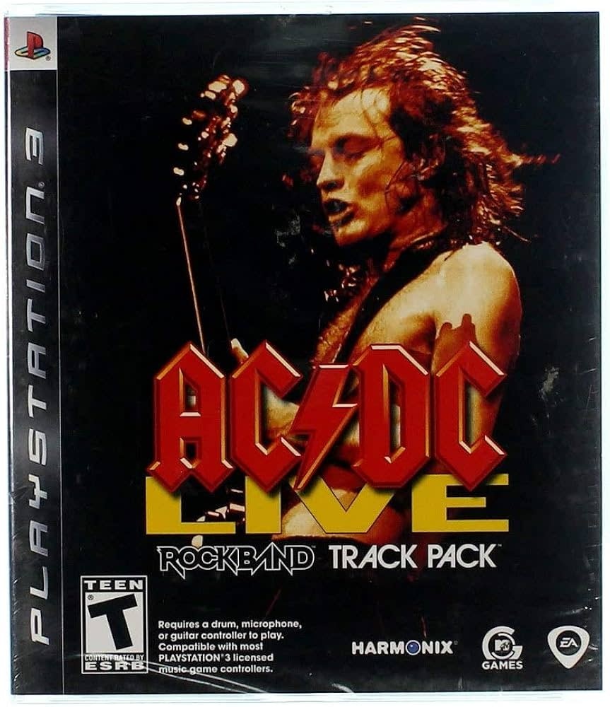 Playstation Used Game: Playstation 3 -  Ac/Dc Live Rock Band Track Pack [CIB]