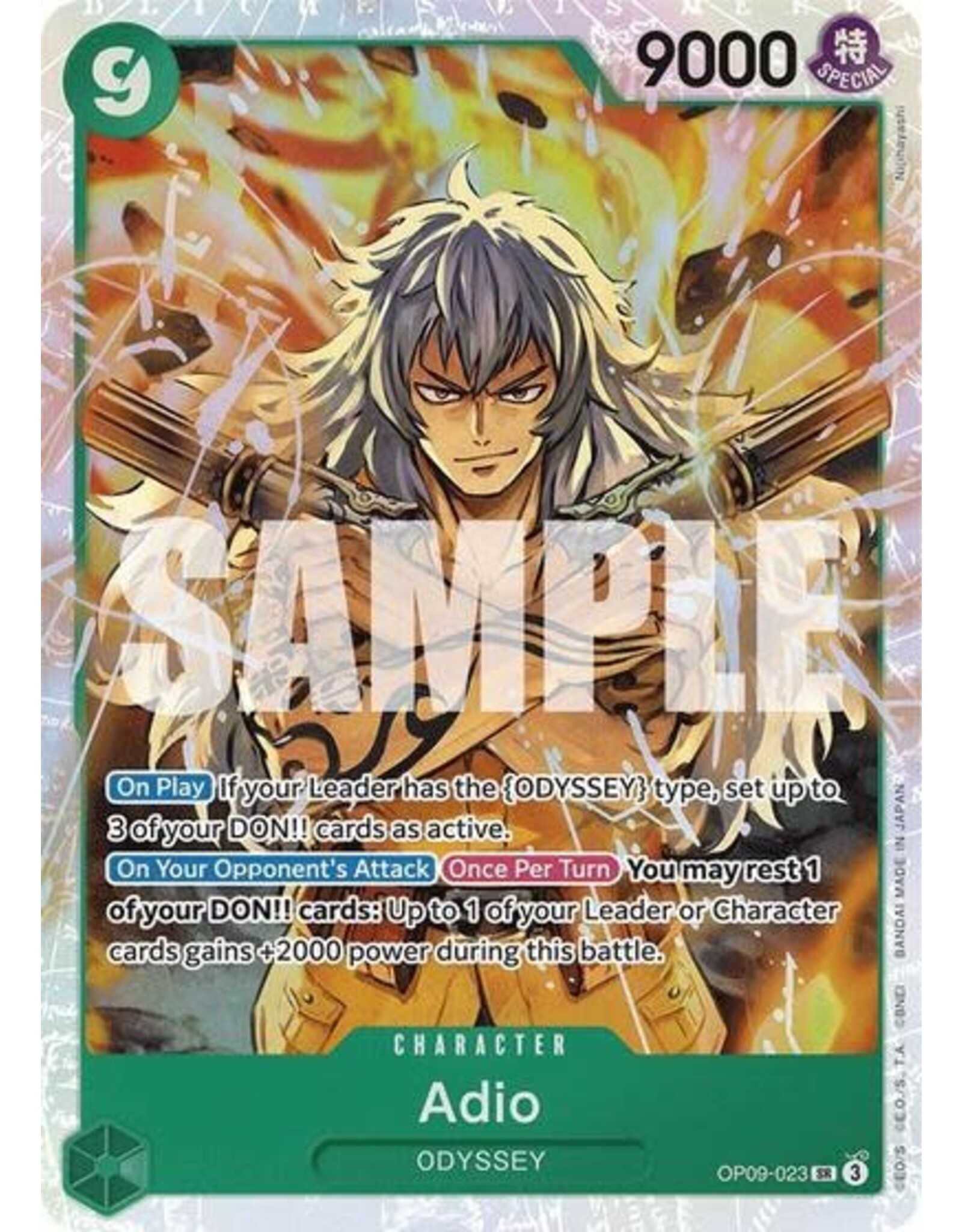 Adio - OP09-023 (Foil, SR)