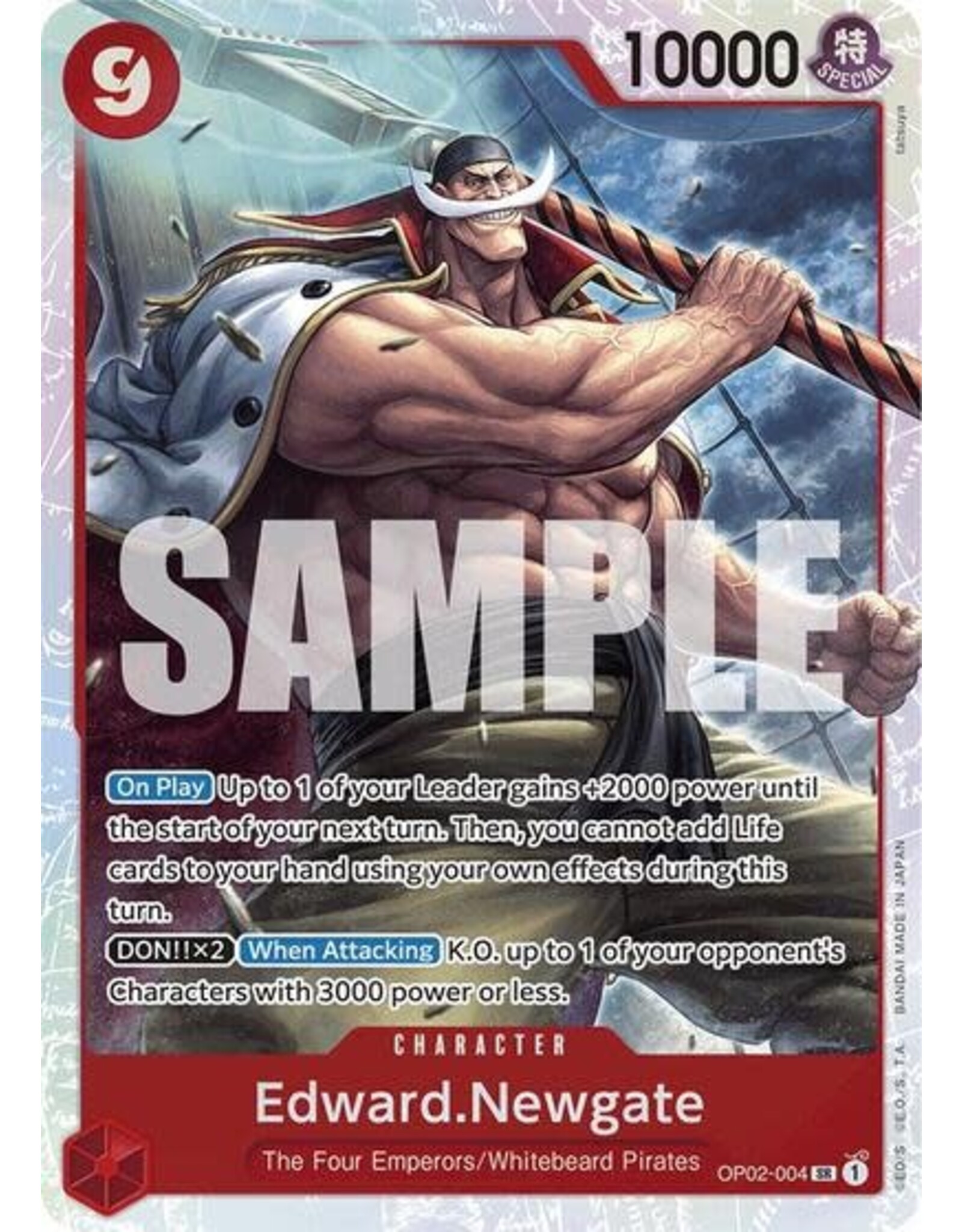 Edward.Newgate (Reprint) - OP02-004 (Foil, SR)