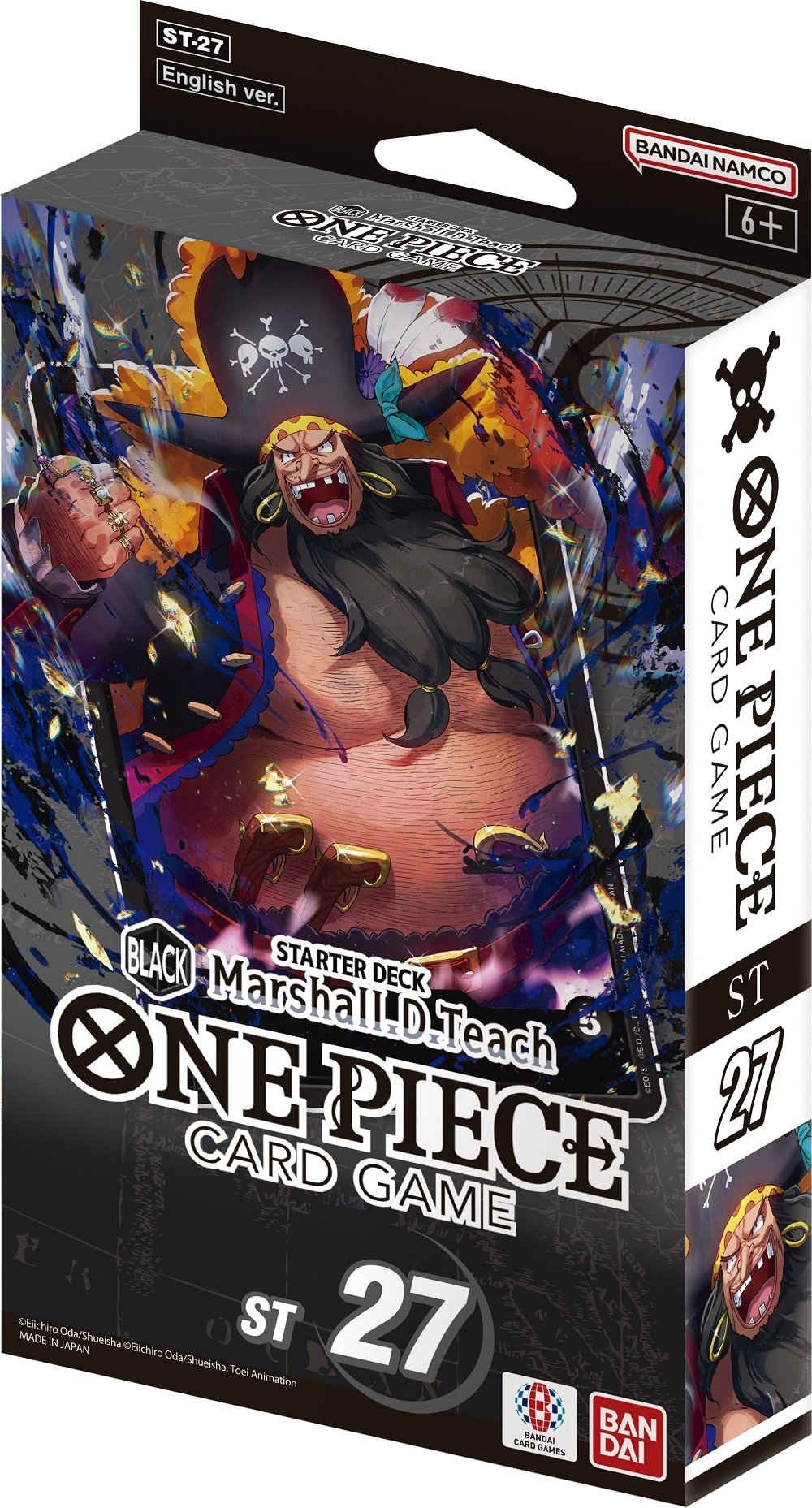 Bandai PRE-ORDER | One Piece Card Game - Marshall.D.Teach Starter Deck [ST27]