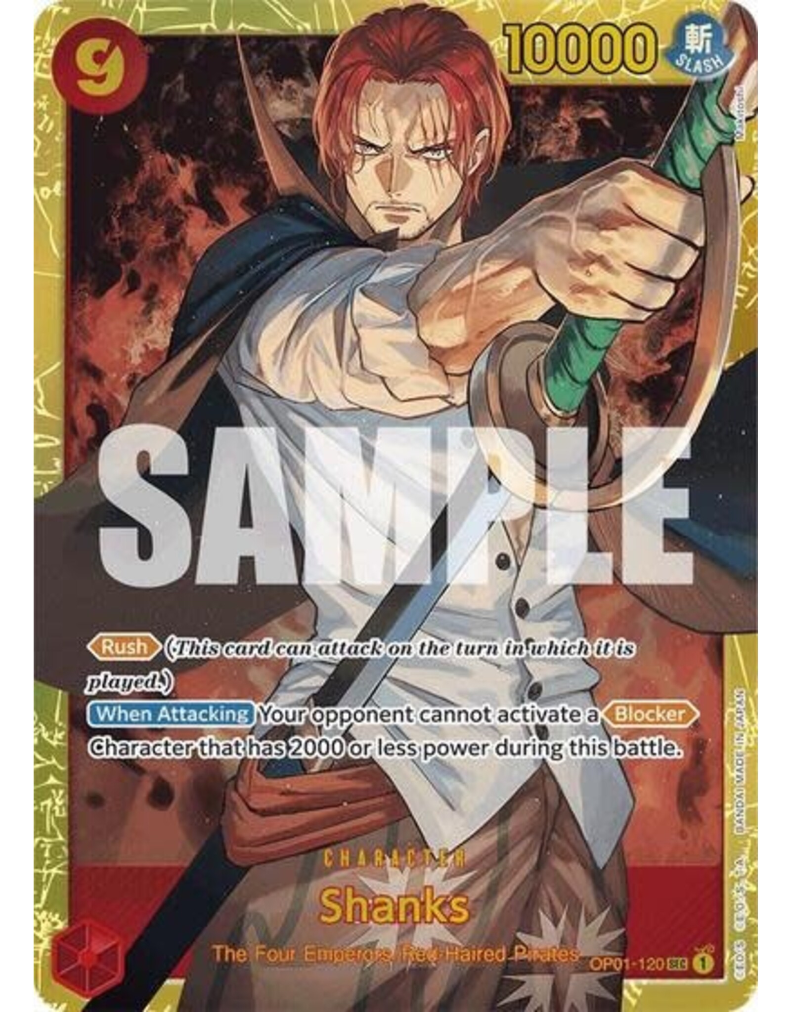 Shanks (OP01-120) (Reprint) (Foil, SEC)