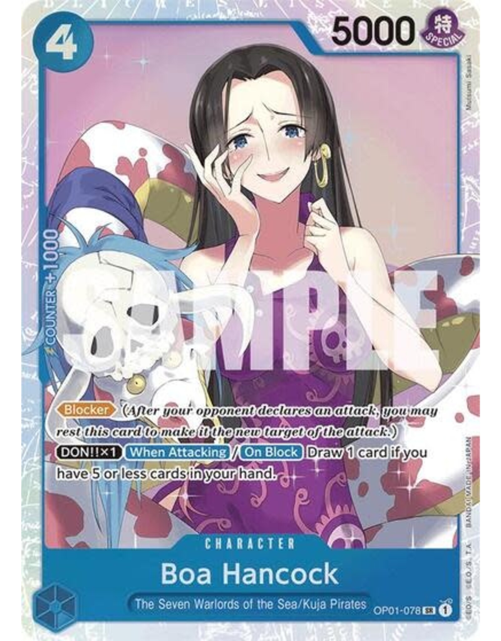Boa Hancock (OP01-078) (Reprint) (Foil, SR)