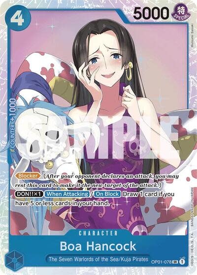 Boa Hancock (OP01-078) (Reprint) (Foil, SR)
