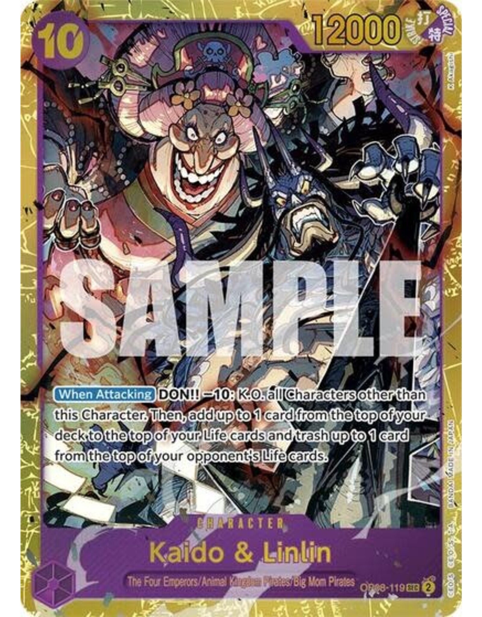 Kaido & Linlin - OP08-119 (Foil, SEC)