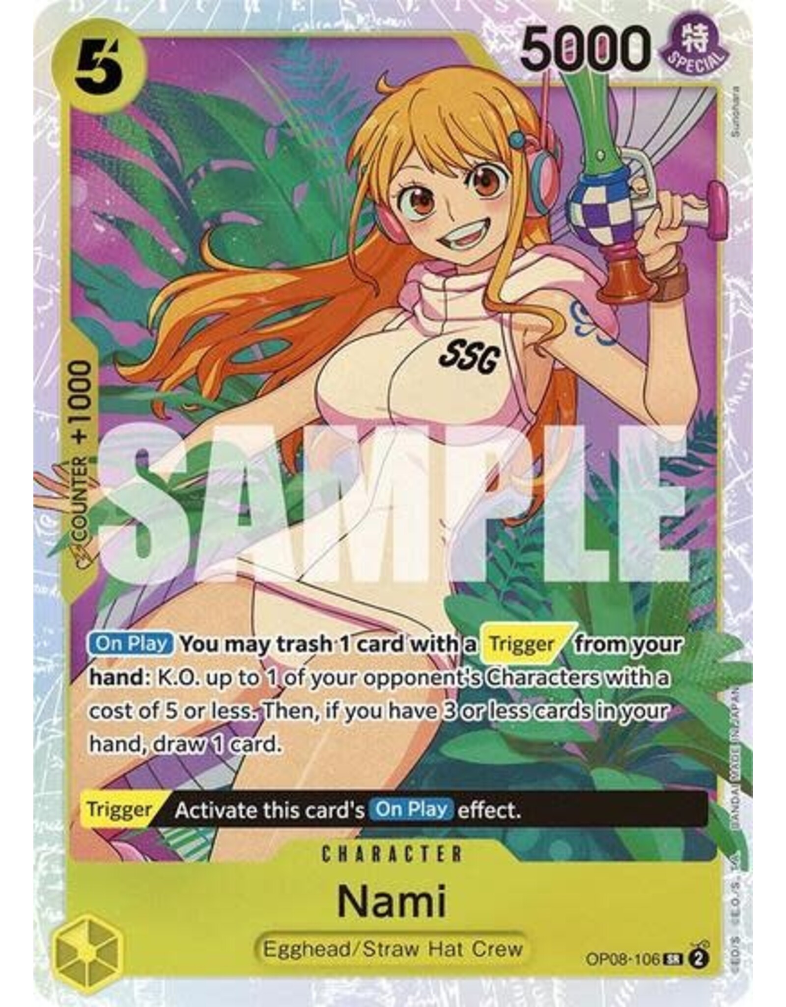 Nami - OP08-106 (Foil, SR)