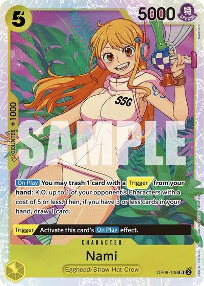 Nami - OP08-106 (Foil, SR)