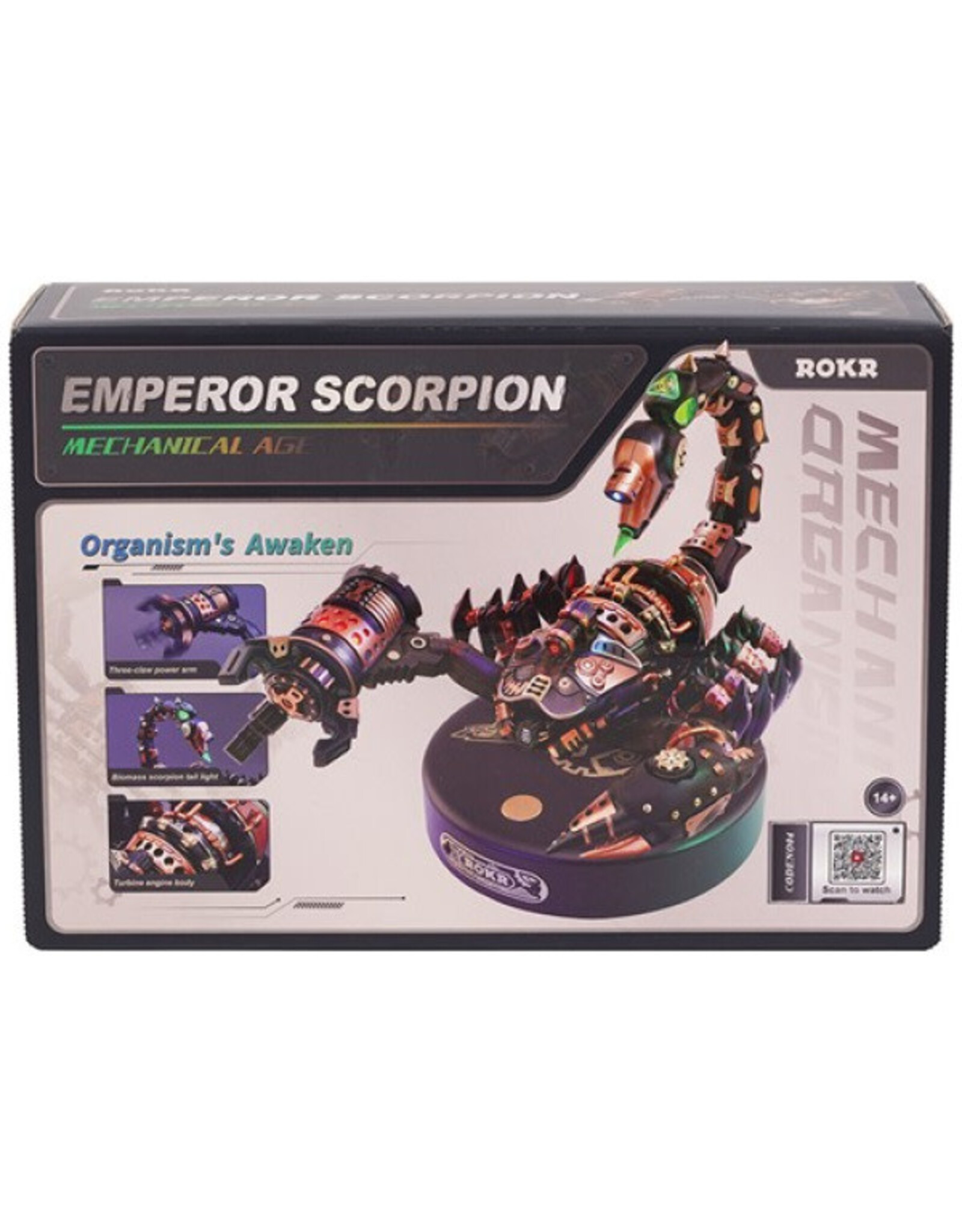 ROKR Mechanical Age - Emperor Scorpion Metal & Plastic DIY Model Kit