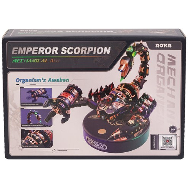 ROKR Mechanical Age - Emperor Scorpion Metal & Plastic DIY Model Kit