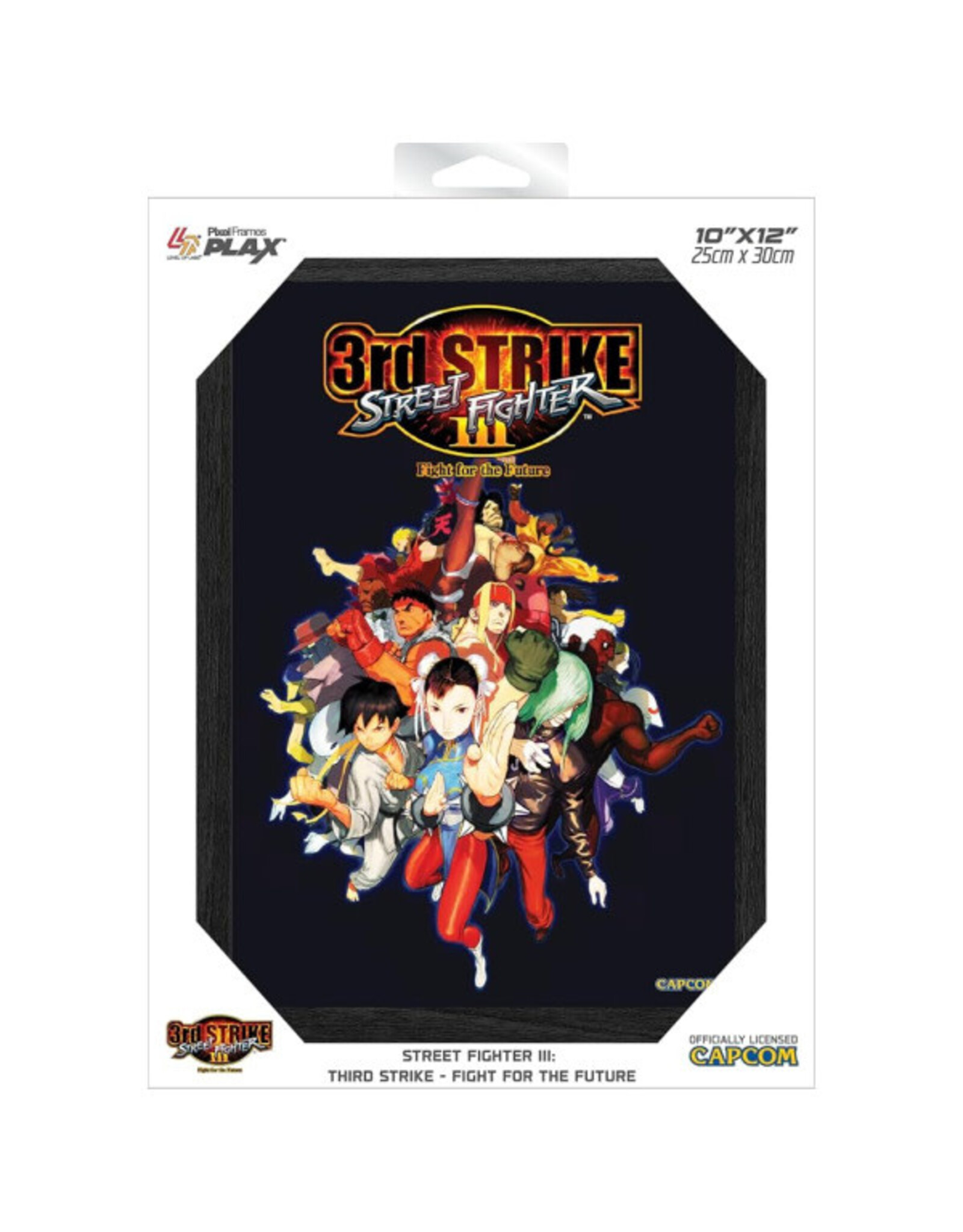 Pixelframe Pixel Frames Plax: Street Fighter III - Fight For The Future 10"x12" Lenticular Artwork