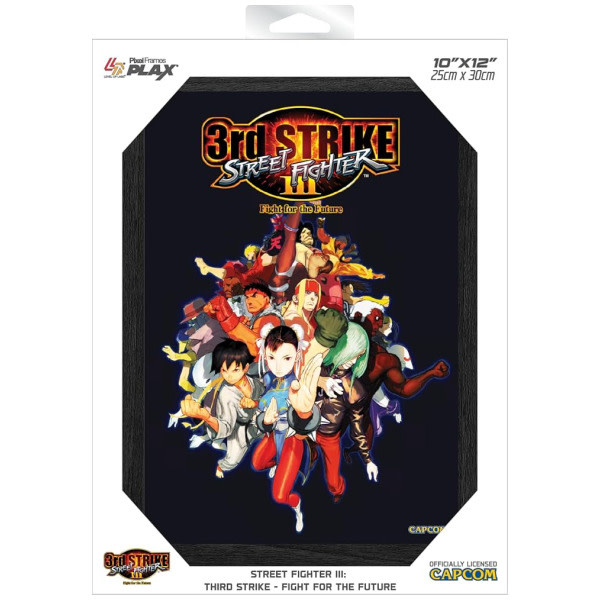 Pixelframe Pixel Frames Plax: Street Fighter III - Fight For The Future 10"x12" Lenticular Artwork