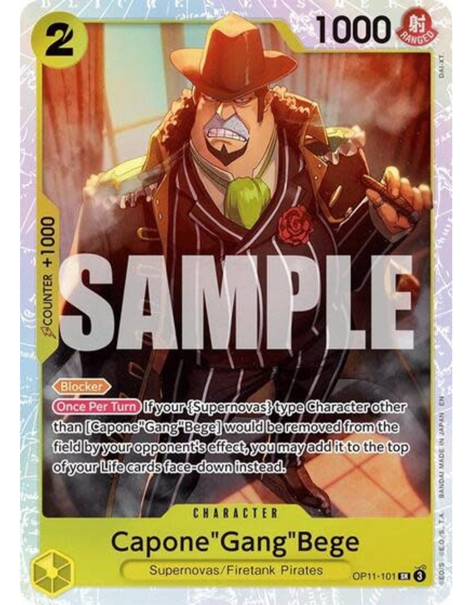 Capone"Gang"Bege (101) - OP11-101 (Foil, SR)