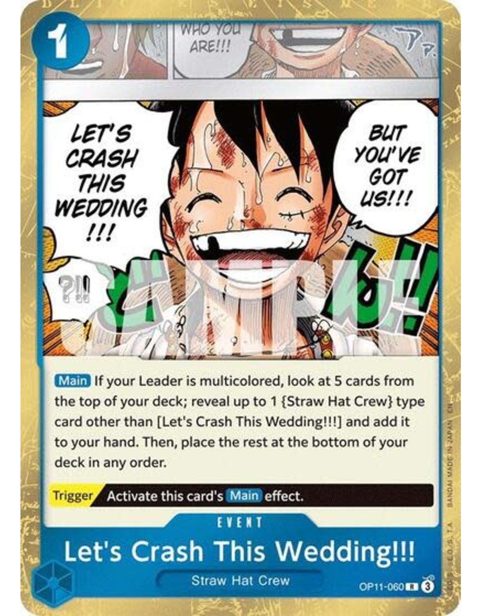 Let's Crash This Wedding!!! - OP11-060 (Foil, R)