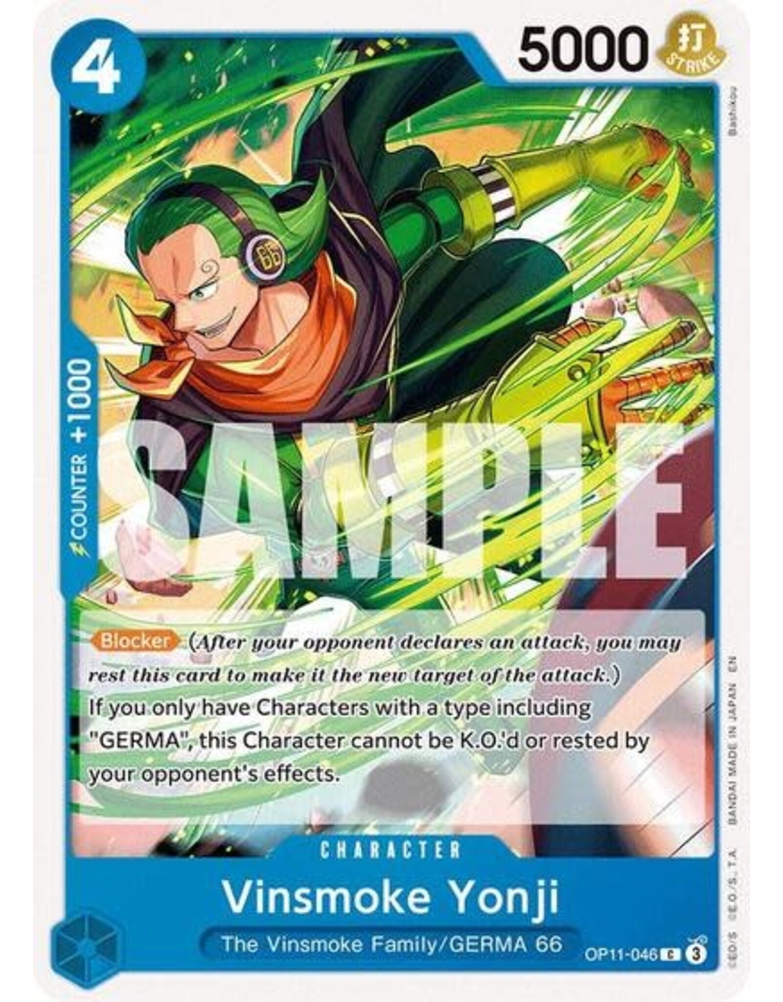 Vinsmoke Yonji - OP11-046 (Normal, C)