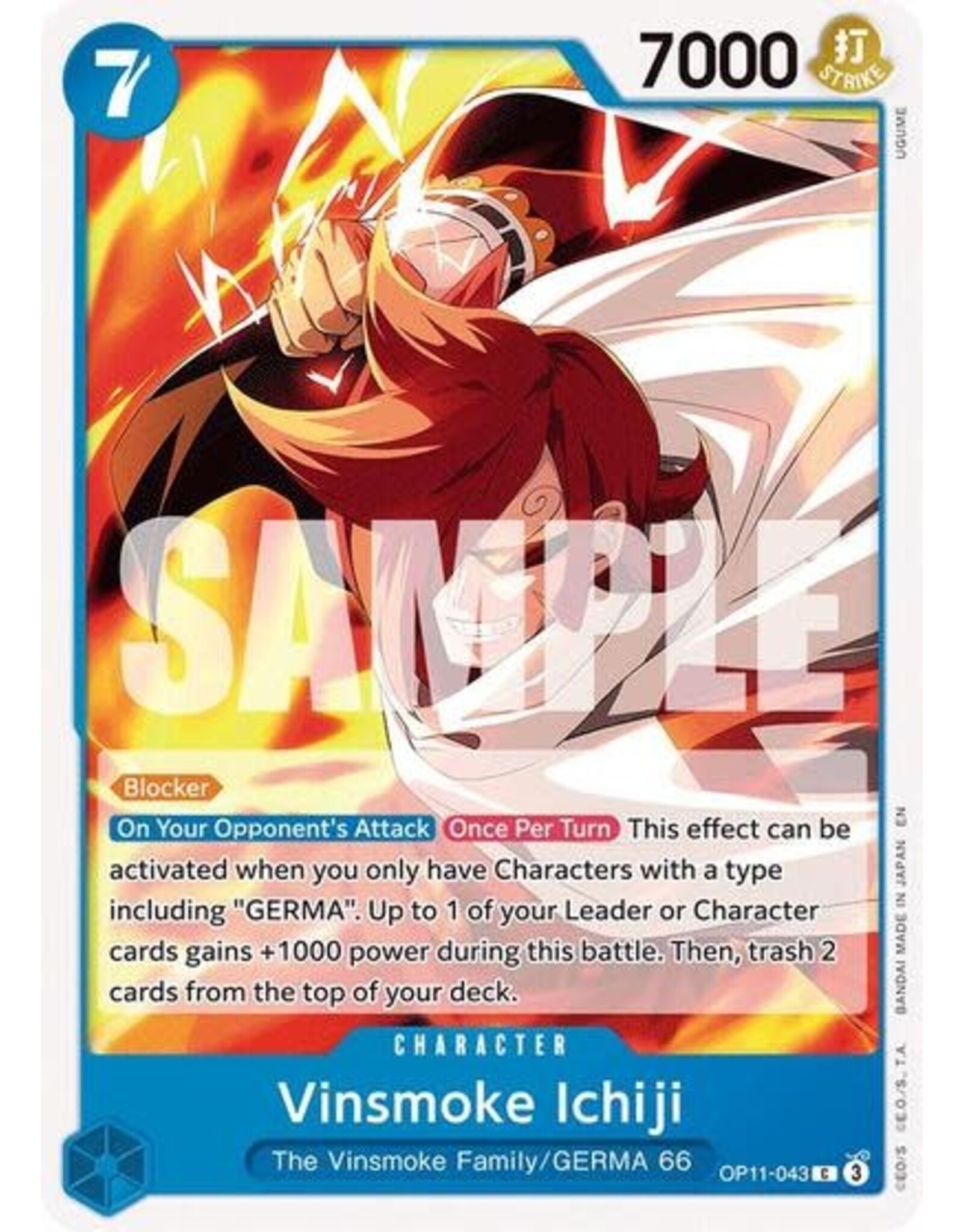 Vinsmoke Ichiji - OP11-043 (Normal, C)
