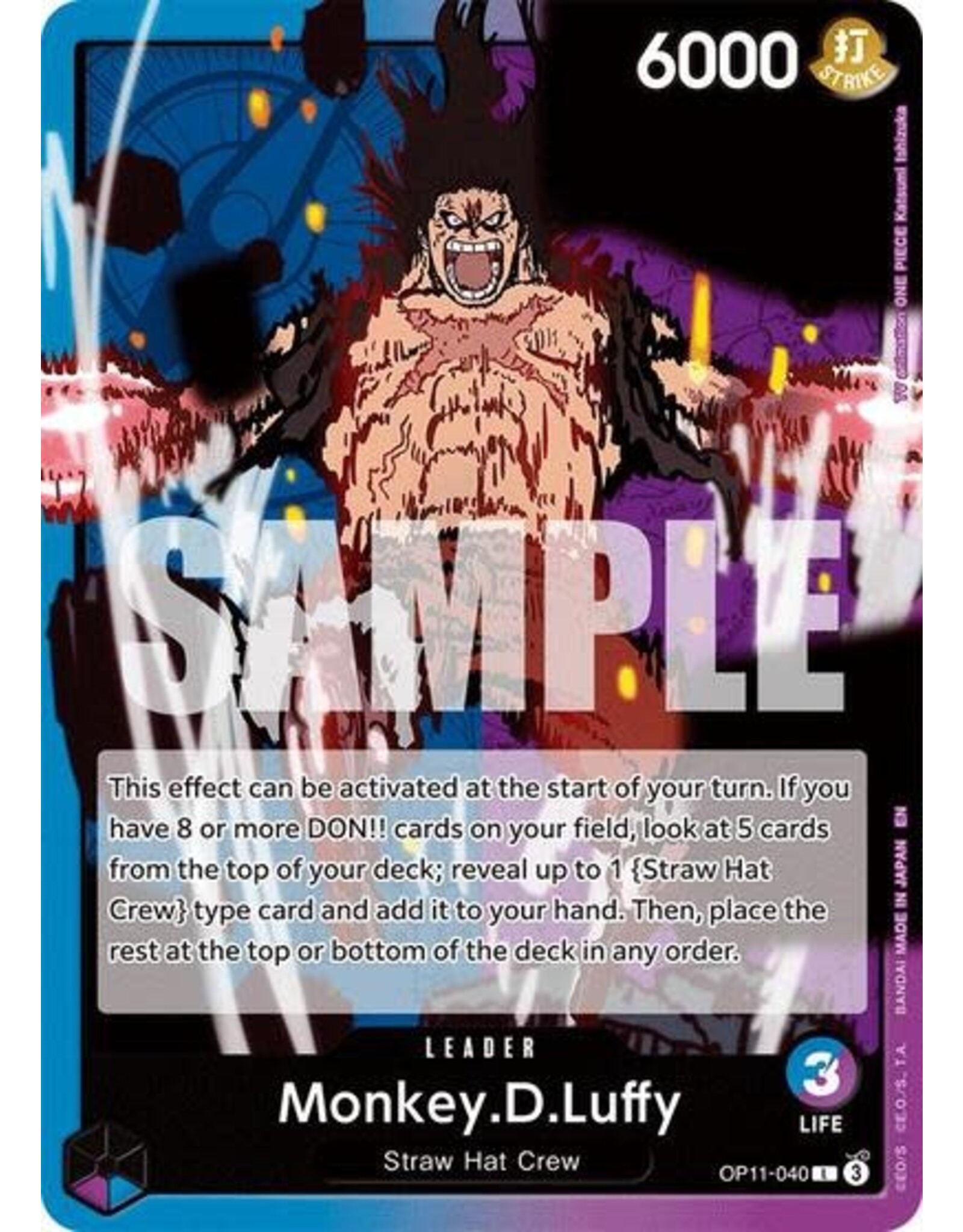 Monkey.D.Luffy (040) - OP11-040 (Normal, L)