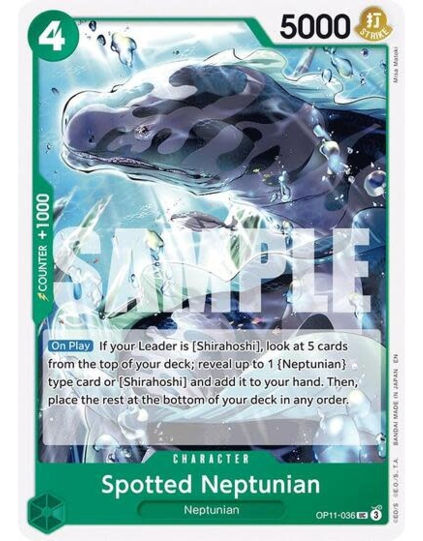 Spotted Neptunian - OP11-036 (Normal, UC)