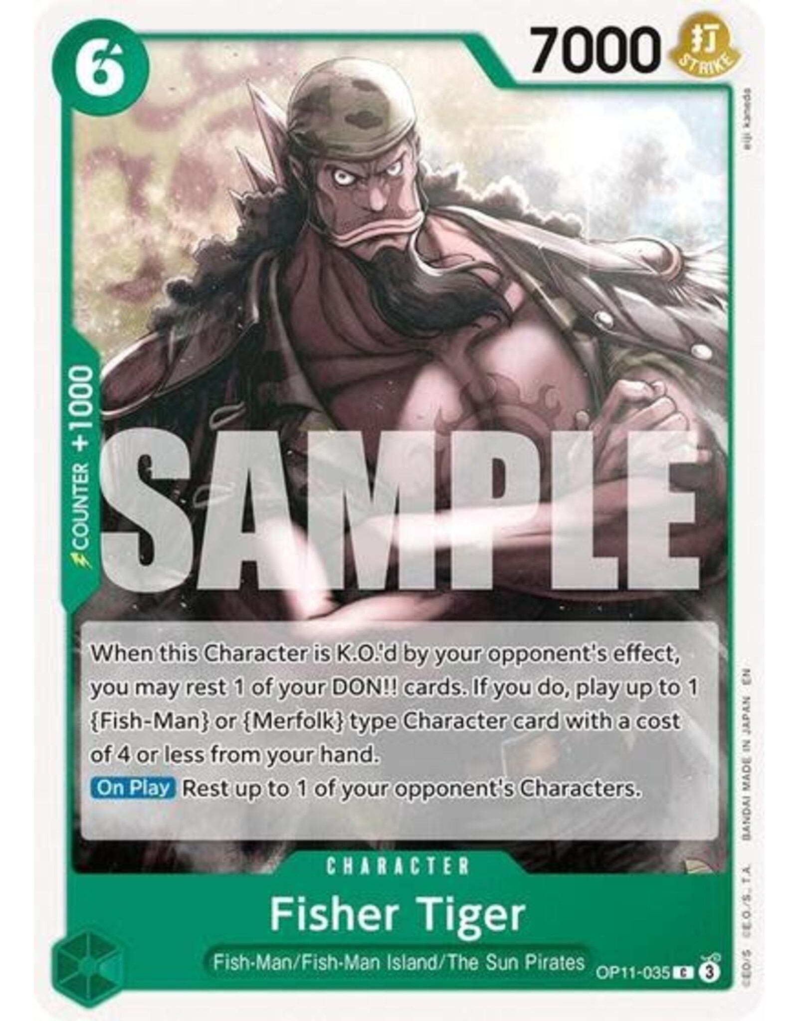 Fisher Tiger - OP11-035 (Normal, C)