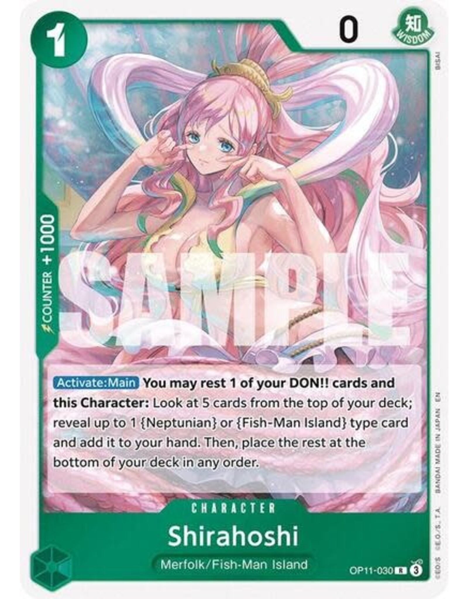 Shirahoshi (030) - OP11-030 (Foil, R)