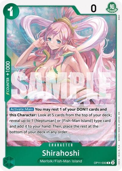 Shirahoshi (030) - OP11-030 (Foil, R)