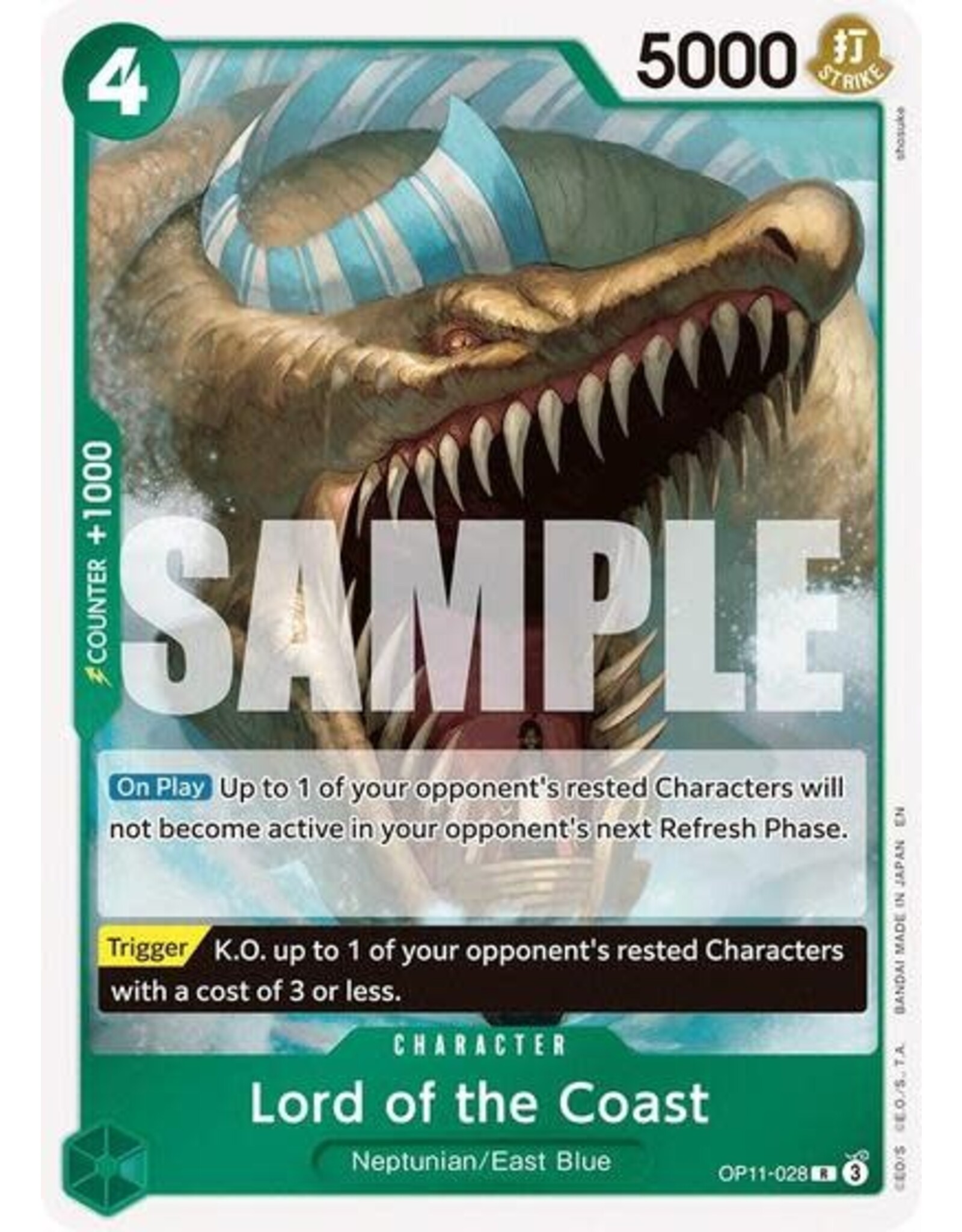 Lord of the Coast - OP11-028 (Foil, R)