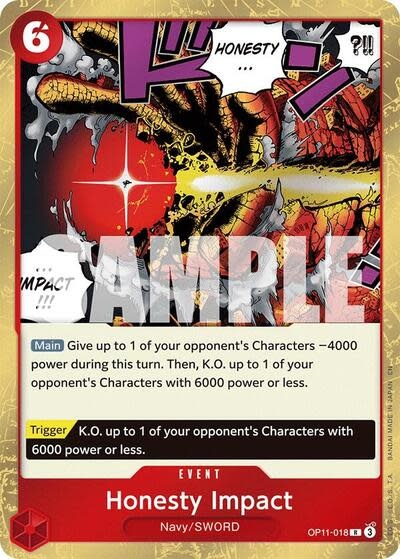 Honesty Impact - OP11-018 (Foil, R)