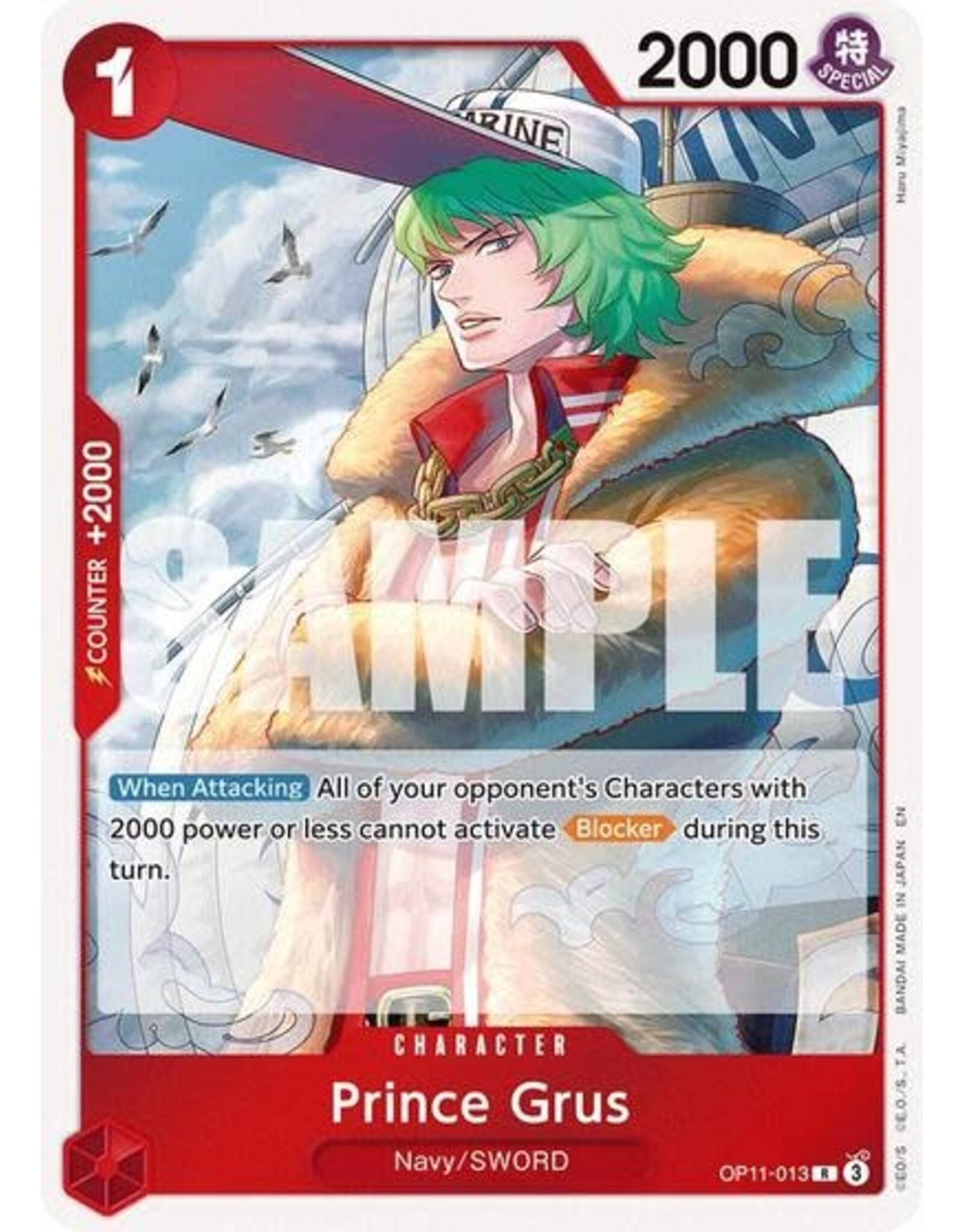 Prince Grus - OP11-013 (Foil, R)