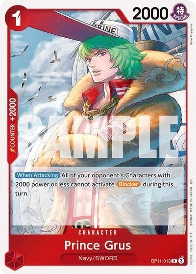 Prince Grus - OP11-013 (Foil, R)