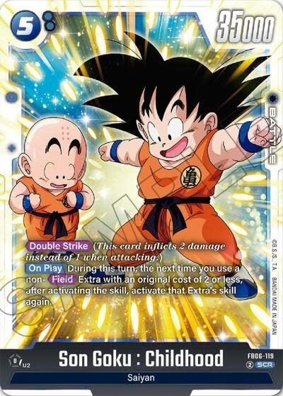 Son Goku : Childhood - FB06-119 (Holofoil, Secret Rare)