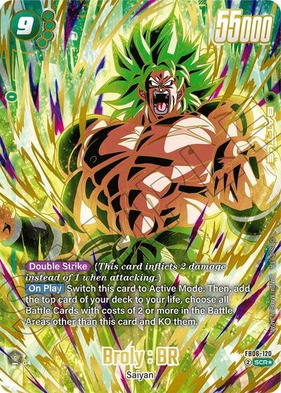 Broly : BR - FB06-120 (Alternate Art) (Holofoil, Secret Rare)