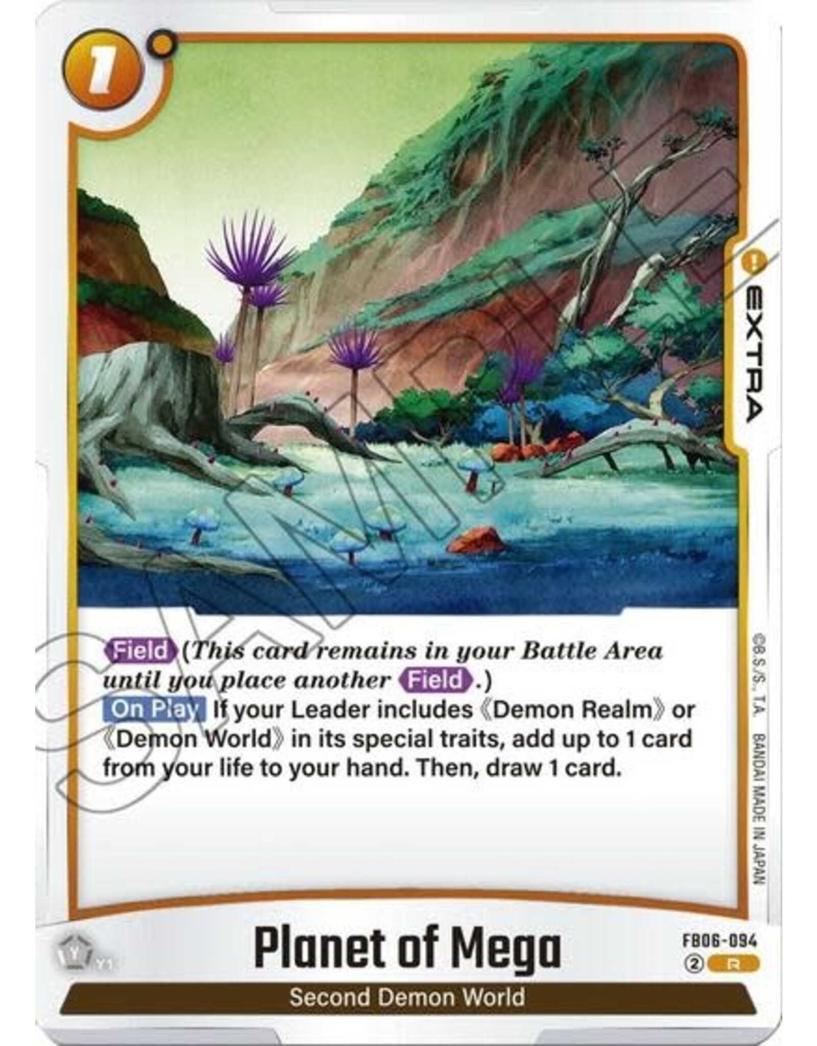 Planet of Mega - FB06-094 (Holofoil, Rare)