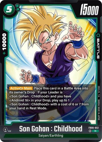 Son Gohan : Childhood - FB06-052 (Holofoil, Rare)