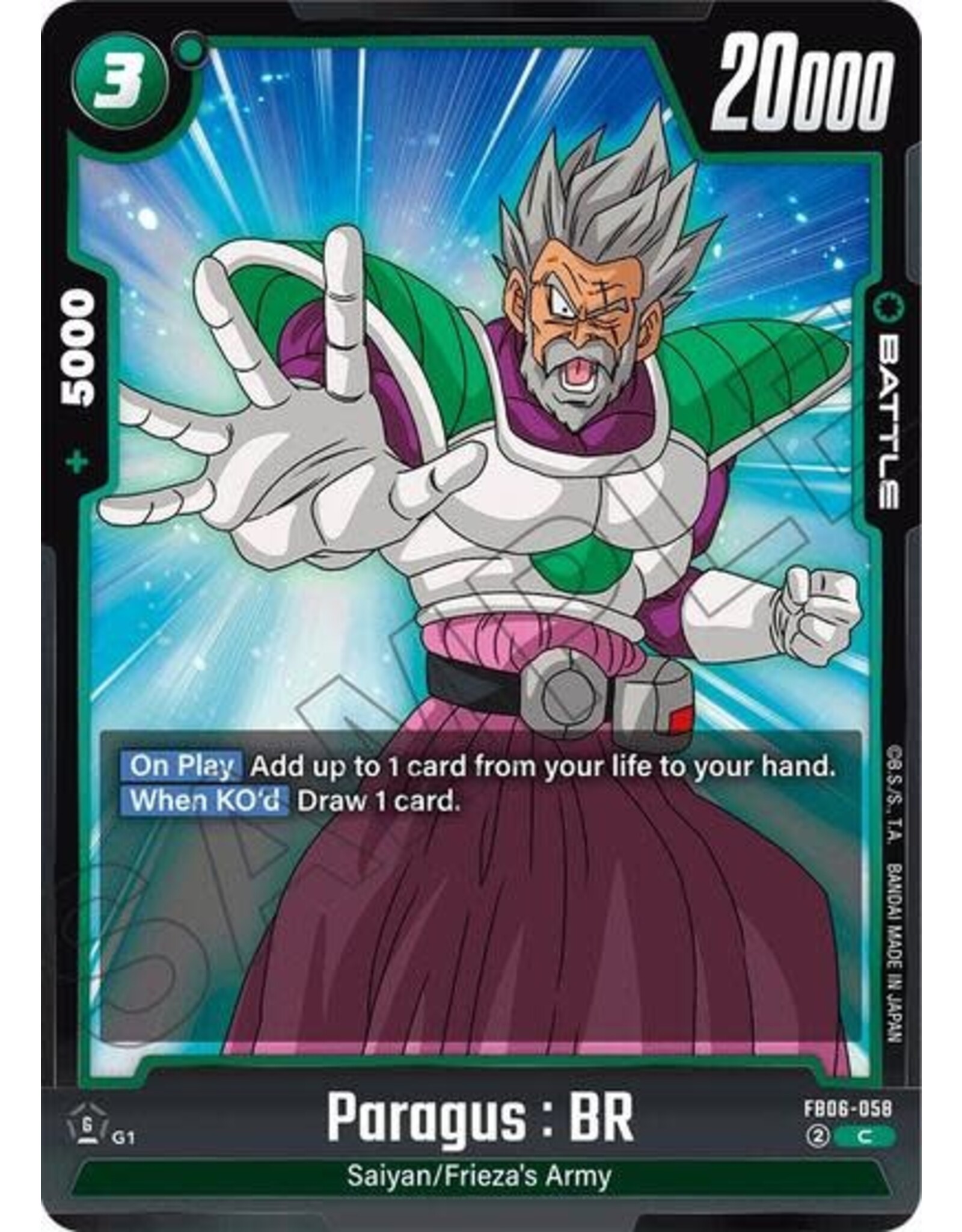 Paragus : BR - FB06-058 (Normal, Common)