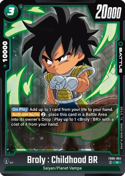 Broly : Childhood BR - FB06-064 (Normal, Rare)