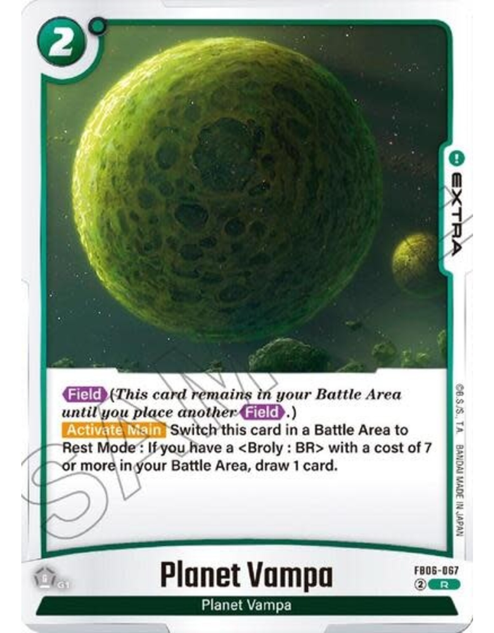 Planet Vampa - FB06-067 (Holofoil, Rare)