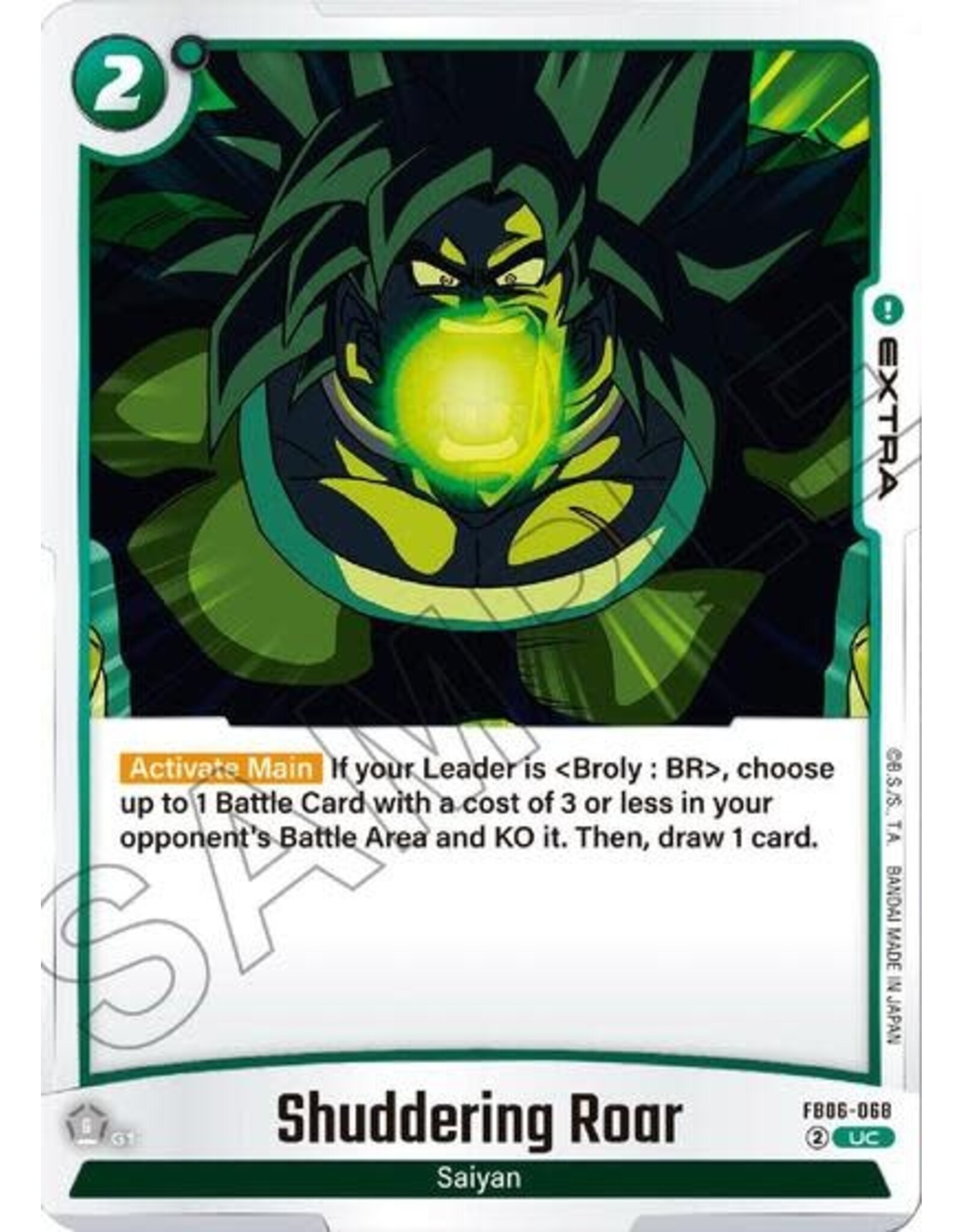 Shuddering Roar - FB06-068 (Normal, Uncommon)