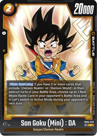 Son Goku (Mini) : DA - FB06-079 (Holofoil, Rare)