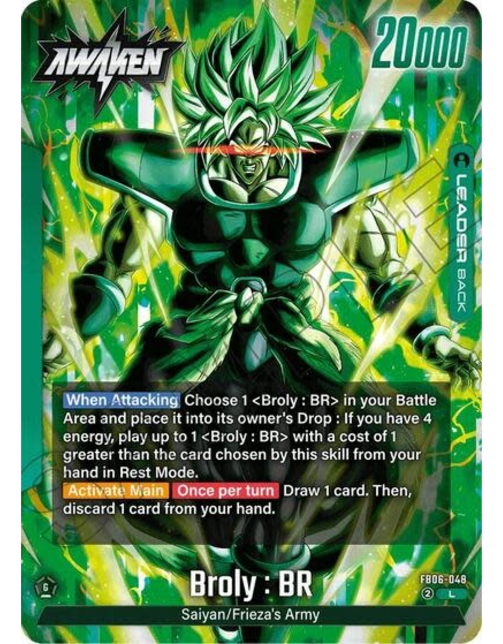 Broly : BR - FB06-048 (Normal, Leader)