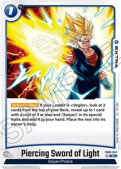 Piercing Sword of Light - FB06-042 (Normal, Common)