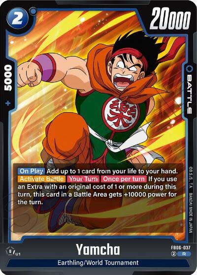 Yamcha - FB06-037 (Holofoil, Rare)