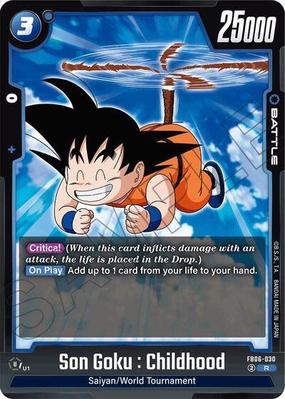 Son Goku : Childhood - FB06-030 (Holofoil, Rare)