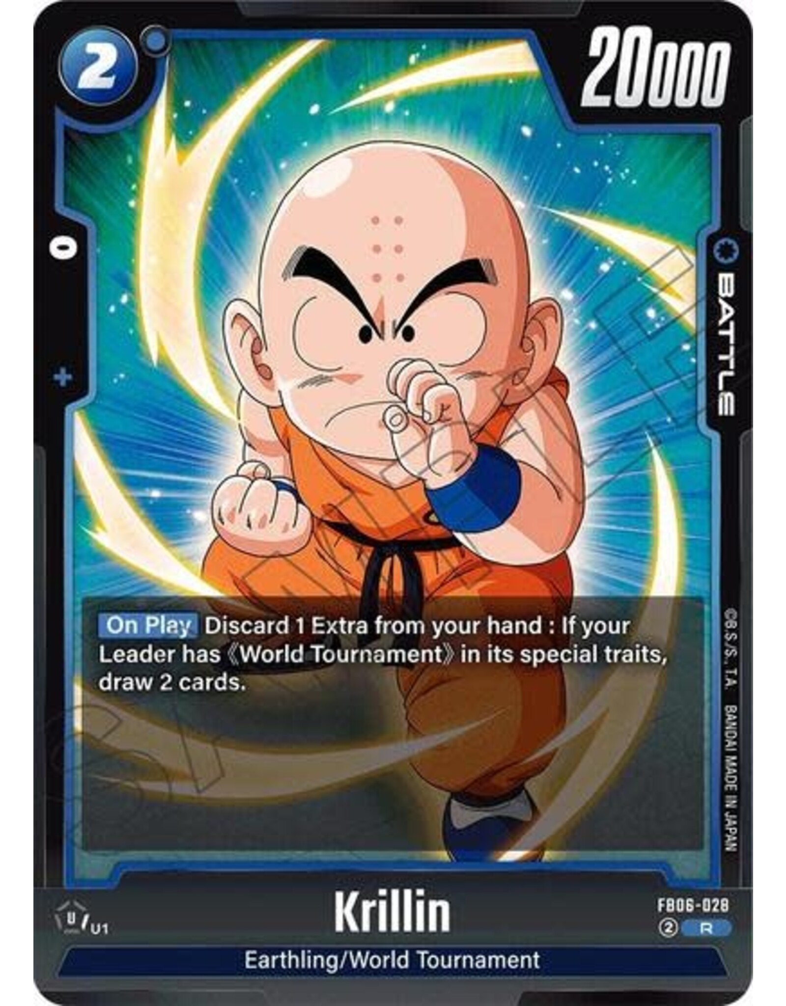 Krillin - FB06-028 (Holofoil, Rare)