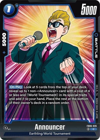 Announcer - FB06-026 (Normal, Common)