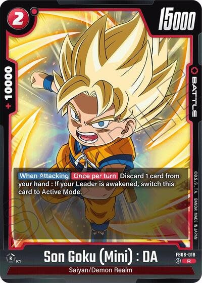 Son Goku (Mini) : DA - FB06-018 (Holofoil, Rare)