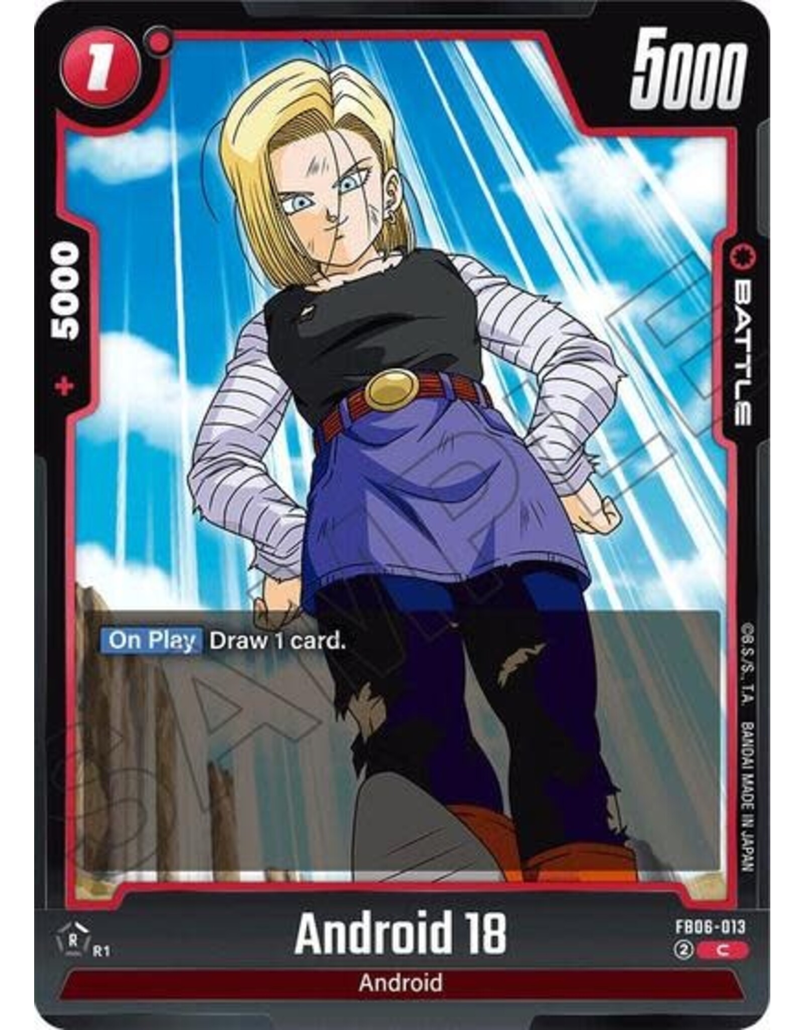 Android 18 - FB06-013 (Normal, Common)