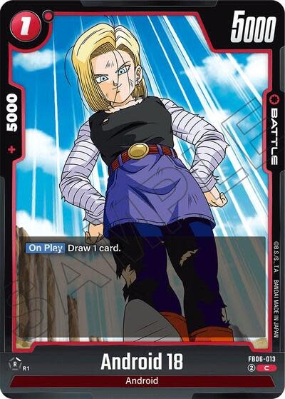 Android 18 - FB06-013 (Normal, Common)