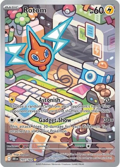 Rotom - 197/182 (Holofoil, Illustration Rare)