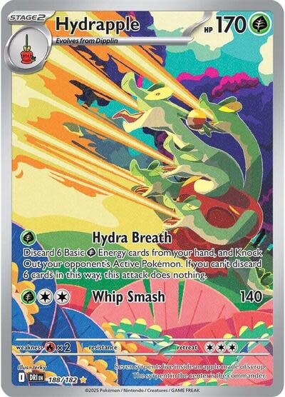 Hydrapple - 188/182 (Holofoil, Illustration Rare)
